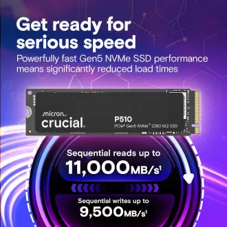 Crucial P510/2TB/SSD/M.2 NVMe/Schwarz/5R