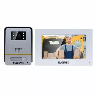 EVOLVEO DoorPhone AP1-2, kabelgebundenes Videotelefon mit App, weiß
