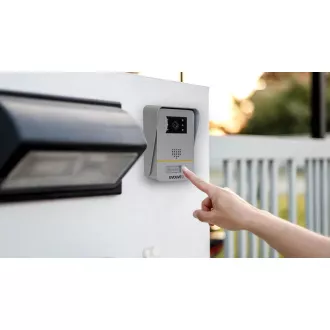 EVOLVEO DoorPhone AP1-2, kabelgebundenes Videotelefon mit App, weiß
