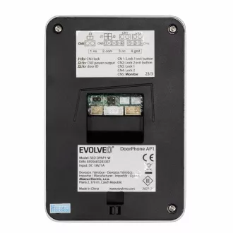EVOLVEO DoorPhone AP1-2, kabelgebundenes Videotelefon mit App, weiß