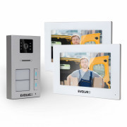 EVOLVEO DoorPhone AP2-2, kabelgebundenes Videotelefon für zwei Wohnungen mit App