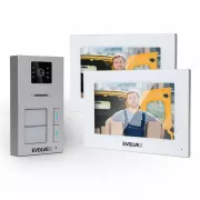 EVOLVEO DoorPhone AP2-2, kabelgebundenes Videotelefon für zwei Wohnungen mit App