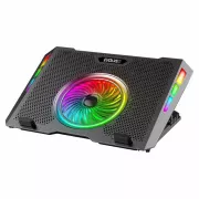 EVOLVEO Ania 16, Notebook-Kühlpad, 5x Lüfter, RGB-Hintergrundbeleuchtung