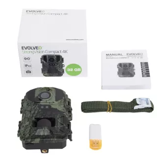 EVOLVEO StrongVision Compact 4K, Fotofalle/Zeitraffer-Kamera 32GB