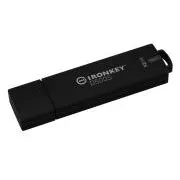 Kingston Ironkey D500S/32GB/USB 3.2/USB-A/Schwarz