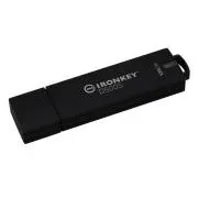 Kingston Ironkey D500S/128 GB/USB 3.2/USB-A/Schwarz