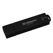 Kingston Ironkey D500S/128 GB/USB 3.2/USB-A/Schwarz