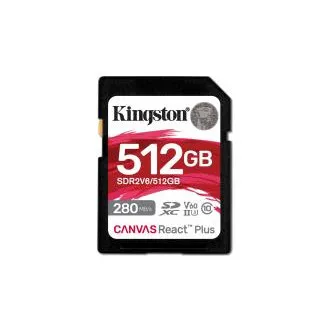 Kingston Canvas React Plus/SDXC/512 GB/UHS-II U3 / Klasse 10 Kingston Canvas React Plus/SDXC/512 GB/UHS-II U3 / Klasse 10