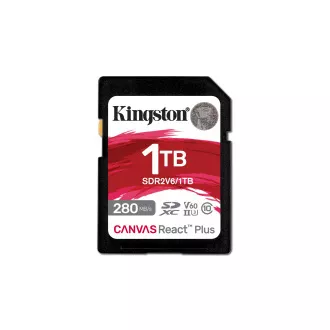Kingston Canvas React Plus/SDHC/1TB/UHS-II U3/Klasse 10