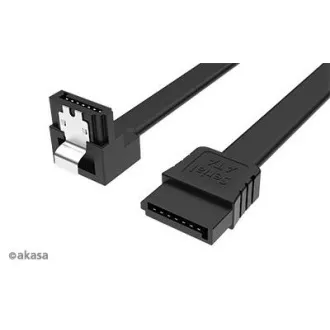 AKASA - Proslim SATA-Kabel 90° - 50 cm