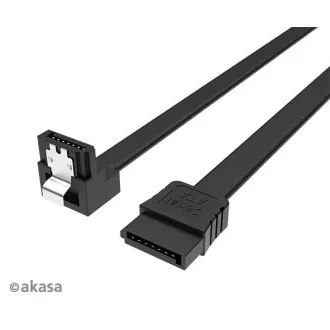 AKASA - Proslim SATA-Kabel 90° - 50 cm