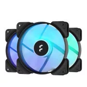 Fractal Design Aspect 12 RGB PWM Schwarzer Rahmen 3er-Pack