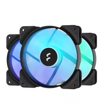 Fractal Design Aspect 12 RGB PWM Schwarzer Rahmen 3er-Pack