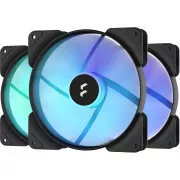 Fractal Design Aspect 14 RGB PWM Schwarzer Rahmen 3er-Pack
