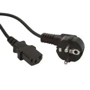 Gembird IEC C13 Netzkabel, schwarz, 1,8m