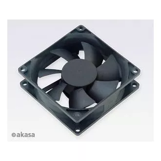 Zusatzlüfter Akasa 80x80x25 schwarz OEM L