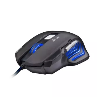 C-TECH Akantha/Herring/Optisch/Rechtshänder/2 400 DPI/Wireless USB/Blau