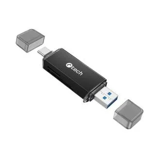 Kartenleser C-tech UCR-02-AL, USB 3.0 TYP A/ TYP C, SD/micro SD Kartenleser C-tech UCR-02-AL, USB 3.0 TYP A/ TYP C, SD/micro SD