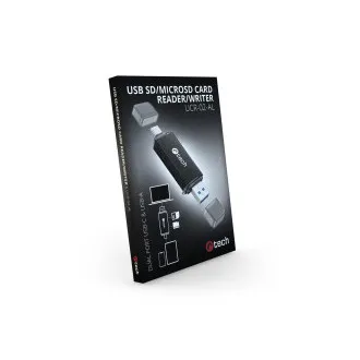 Kartenleser C-tech UCR-02-AL, USB 3.0 TYP A/ TYP C, SD/micro SD Kartenleser C-tech UCR-02-AL, USB 3.0 TYP A/ TYP C, SD/micro SD