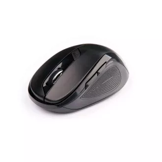 C-TECH Maus WLM-02/Ergonomisch/Optisch/Rechtshänder/1 600 DPI/Kabellos USB/Schwarz