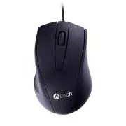 C-TECH Maus WM-07/Ergonomisch/Optisch/Rechtshänder/1 200 DPI/Kabellos USB/Schwarz