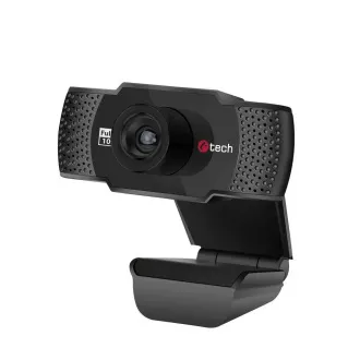 Webcam C-TECH CAM-11FHD, 1080P, Mikrofon, schwarz