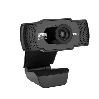 Webcam C-TECH CAM-11FHD, 1080P, Mikrofon, schwarz