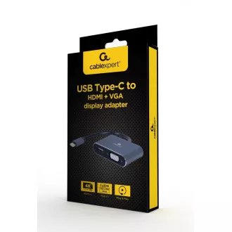 Gembird USB-C/HDMI, VGA-Adapter