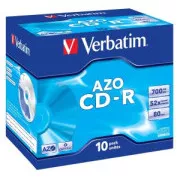 VERBATIM CD-R(10er-Pack)Jewel/Kristall/52x/700MB