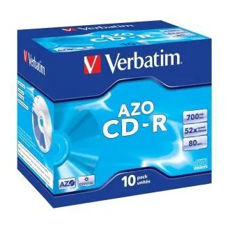 VERBATIM CD-R(10er-Pack)Jewel/Kristall/52x/700MB VERBATIM CD-R(10er-Pack)Jewel/Kristall/52x/700MB