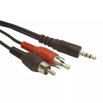GEMBIRD Miniklinkenkabel 3.5mm - 2x RCA M/M 2,5m