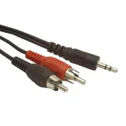 GEMBIRD Miniklinkenkabel 3.5mm - 2x RCA M/M 2,5m