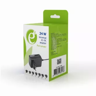 GEMBIRD Universal-AC-DC-Adapter, 24 W GEMBIRD Universal-AC-DC-Adapter, 24 W