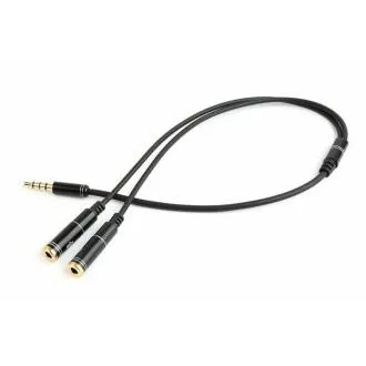 GEMBIRD 3,5 mm Klinke Audio Mikrofon Reduzierstück, 20 cm, 2xF/M, 4pin GEMBIRD 3,5 mm Klinke Audio Mikrofon Reduzierstück, 20 cm, 2xF/M, 4pin