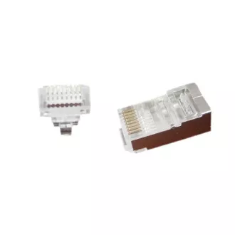 GEMBIRD Universeller modularer FTP-Durchgangsstecker 8P8C, 10 Stück GEMBIRD Universeller modularer FTP-Durchgangsstecker 8P8C, 10 Stück