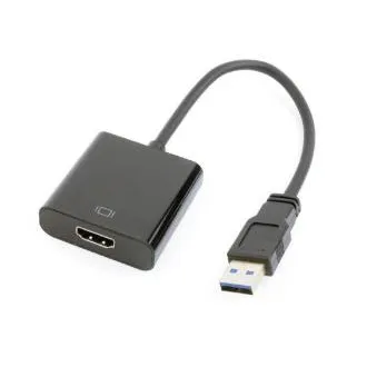 GEMBIRD USB 3.0 auf HDMI, M/F, 15cm, schwarz GEMBIRD USB 3.0 auf HDMI, M/F, 15cm, schwarz