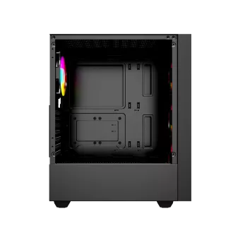 Gembird Fornax 4000 ARGB/Midi Tower/Transparent/Schwarz