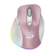 Genius Ergo 9000S Pro/Ergonomisch/Optisch/Rechtshänder/2 400 DPI/USB BT/Pink