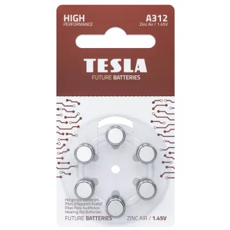TESLA - Hörgerätebatterien A312