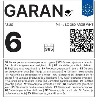 ASUS PRIME LC 360 ARGB Weiße Ausgabe ASUS PRIME LC 360 ARGB Weiße Ausgabe