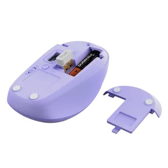 TRUST Yvi  Multi-Device/Büro/Optisch/1 600 DPI/USB BT/Lila