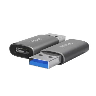 TRUST CALYX USB-A zu USB-C ADAPTER 2pack