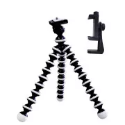 Reisestativ VIKING Stativ 4D/Länge 25,5cm/flexibles, strapazierfähiges Gummi/max. Belastung 2kg/Feststellschraube 1/4"