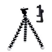 Reisestativ VIKING Stativ 4D/Länge 25,5cm/flexibles, strapazierfähiges Gummi/max. Belastung 2kg/Feststellschraube 1/4"