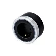 Steckdosenmodul Viking A40SB, silber-schwarz/Ausgänge - 1xAC/Leistung bis 2500W/230V,16A,50Hz/Steckdosentyp