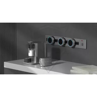 Steckdosenmodul Viking A40SB, silber-schwarz/Ausgänge - 1xAC/Leistung bis 2500W/230V,16A,50Hz/Steckdosentyp