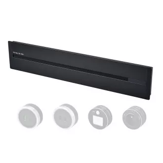 Steckdosenleiste - Unterputz Viking LZ40B/230V,50Hz/40cm Länge/schwarz/bis zu 5 Module/IP20/Aluminium/unterputz