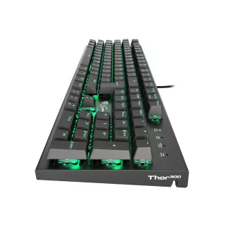 Genesis Gaming Mechanische Tastatur THOR 300/RGB/Outemu Blau/Wireless USB/US Layout/Schwarz Genesis Gaming Mechanische Tastatur THOR 300/RGB/Outemu Blau/Wireless USB/US Layout/Schwarz