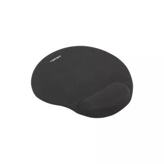 Ergonomisches Gel-Mauspad Natec Murmeltier, schwarz, 245x225 mm