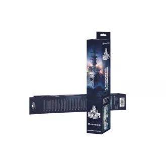 Gaming-Mauspad Genesis CARBON 500 WORLD of WARSHIPS ARMADA, MAXI 90x45cm